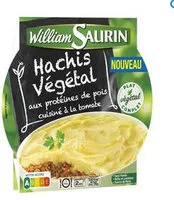 Cantidad de azúcar en Hachis végétal aux protéines de pois cuisiné à la tomate