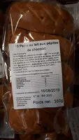 Suhkru kogus sees Pains au lait aux pépites de chocolat