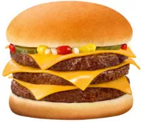 Sokerin määrä sisällä LE TRIPLE CHEESEBURGER