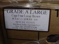 入っている砂糖の量 Grade A large Cage Free Loose Brown Eggs