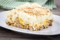 चीनी की मात्रा Pâté chinois purée de chou-fleur et pommes de terre