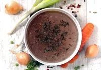 चीनी की मात्रा Base de soupe au boeuf