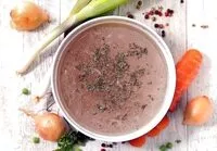 चीनी की मात्रा Base de soupe à l'oignon