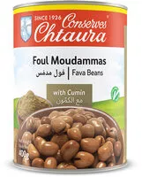 Cantidad de azúcar en CONSERVES MODERNES CHTAURA - Foul Moudammas With Cumin 400 GR