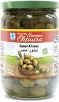 Cantidad de azúcar en CONSERVES MODERNES CHTAURA - Green Olives 600 GR