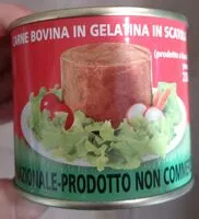 Suhkru kogus sees Carne bovina in gelatina in scatola