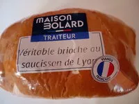 入っている砂糖の量 Véritable brioche au saucisson de Lyon