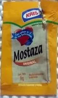 Suhkru kogus sees Mostaza Original