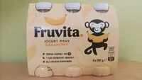Quantité de sucre dans Jogurt pitny bananowy - Fruvita