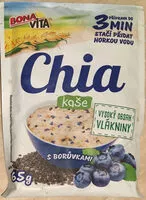 चीनी की मात्रा Chia kaše s borůvkami