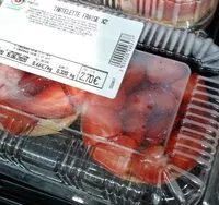 İçindeki şeker miktarı Tartes au fraises