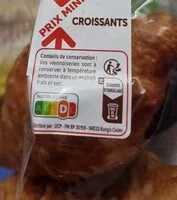 Quantité de sucre dans Croissant