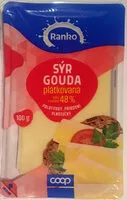 Jumlah gula yang masuk Sýr gouda plátkovaná 48%