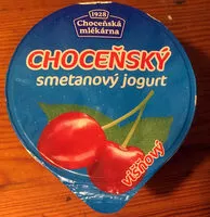 Amount of sugar in Choceňský smetanový jogurt višňový