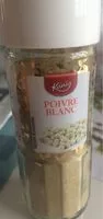 चीनी की मात्रा Poivre blanc