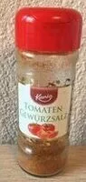 入っている砂糖の量 Tomaten Gewürzsalz