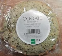 Amount of sugar in Cookie au citron et graine de pavot (sans gluten)