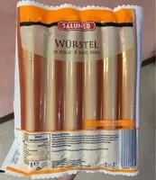 Amount of sugar in Würstel di pollo e tacchino