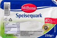 Quantité de sucre dans Speisequark 40% Fett i. Tr.