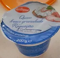 Sokerin määrä sisällä Requesón tipo cottage