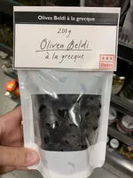 Quantité de sucre dans Olives Beldi à la grecque