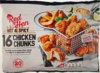Zuckermenge drin Hot & Spicy Chicken Chunks
