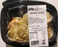 Suhkru kogus sees Gratinerte poteter
