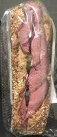 Suhkru kogus sees Baguette flerkorn m/roastbeef