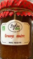 Quantité de sucre dans Confiture orange amère