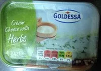 入っている砂糖の量 creem cheese with herbs