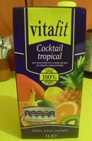 含糖量 Cocktail tropical - Jus multifruits à base de jus de fruits concentrés