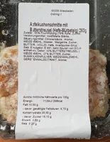 Quantité de sucre dans Apfelkuchenschnitte mit Butterstreusel