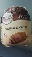 Zuckermenge drin Palette à la diable