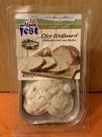 चीनी की मात्रा Ofen-Weißwurst