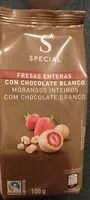 चीनी की मात्रा Fresas enteras con chocolate blanco