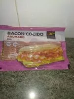 Suhkru kogus sees Bacon cocido Ahumado