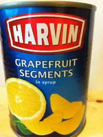 Количество сахара в grapefruit segments in syrup