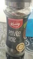 Suhkru kogus sees Black peppercorn mill