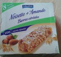 Sokerin määrä sisällä Barres céréales