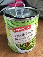 Jumlah gula yang masuk Haricots verts très fins