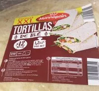 चीनी की मात्रा TORTILLAS XXL de blé