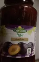 Jumlah gula yang masuk Prunes demi fruits