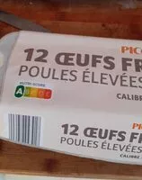 Quantité de sucre dans Eggs