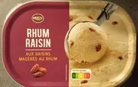 Cantidad de azúcar en Glace rhum raisin