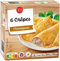 İçindeki şeker miktarı 6 Crêpes champignons