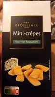Cantidad de azúcar en Mini-crêpes fourrées Roquefort
