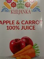 Quantité de sucre dans Apple & carrot 100% juice