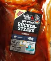 Suhkru kogus sees Schweinerückensteaks