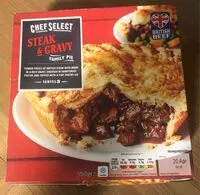 चीनी की मात्रा Chef Select Steak & Gravy Family Pie