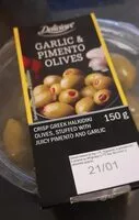 Количество сахара в Olives piment ail